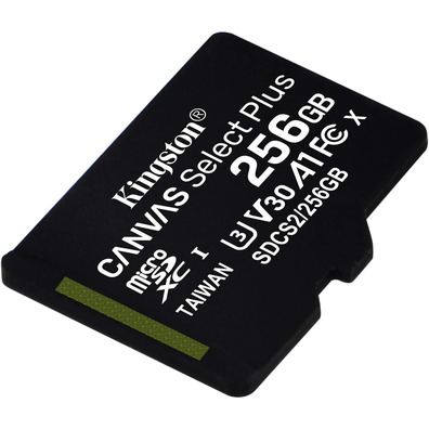 Tarjeta de Memoria Kingston Canvas Select MicroSD XC 256GB