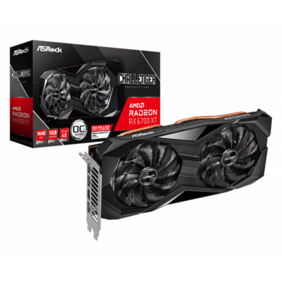 Tarjeta Gráfica Asrock Challenger Radeon RX 6700XT D 12GB OC GDDR6