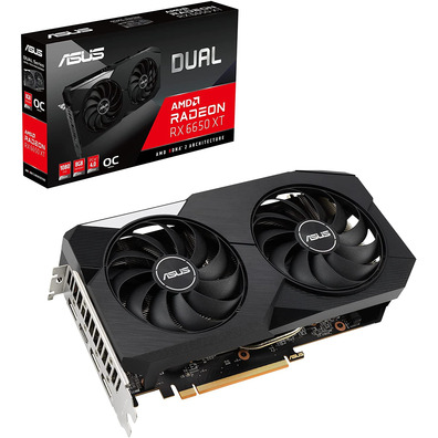 Tarjeta Gráfica Asus Dual RX6650 XT OC 8GB GDDR6