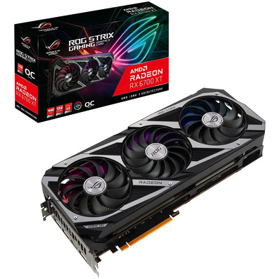 Tarjeta Gráfica ASUS ROG Strix RX 6700XT Gaming OC 12GB GDDR6