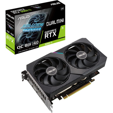 Tarjeta Gráfica Asus RTX 3060Ti Dual Mini OC LHR 8GB GDDR6