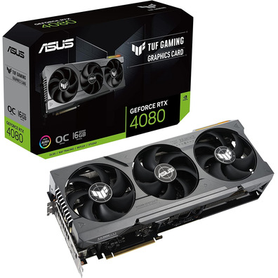 Tarjeta Gráfica ASUS TUF Gaming GeForce RTX4080 OC 16GB GDDR6X