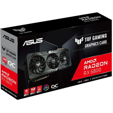 Tarjeta Gráfica Asus TUF RX 6800 OC Gaming 16GB GDDR6