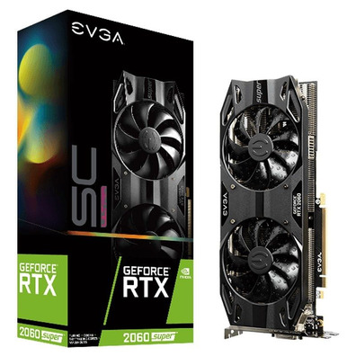 Tarjeta Gráfica EVGA Geforce RTX 2060 Super SC Ultra Gaming 8GB GDDR6 1680 Mhz