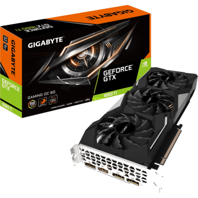 Tarjeta Gráfica Gigabyte Geforce GTX1660 Ti Gaming OC 6GB GDDR6