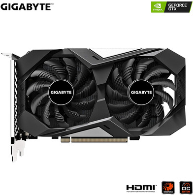 Tarjeta Gráfica Gigabyte GTX 1650 D6 Windkraft OC 4GB