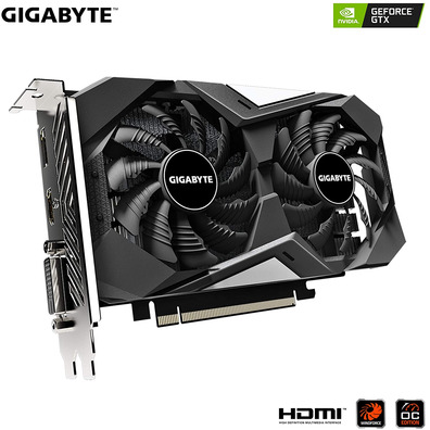 Tarjeta Gráfica Gigabyte GTX 1650 D6 Windkraft OC 4GB