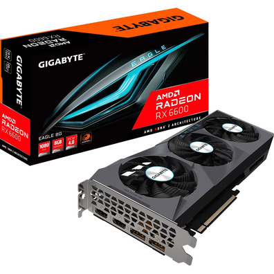 Tarjeta Gráfica Gigabyte Radeon RX 6600 Eagle 8GB GDDR6