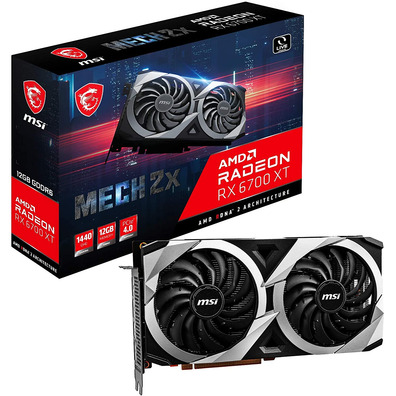 Tarjeta Gráfica MSI RX 6700 XT Mech 2X 12GB GDDR6