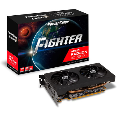 Tarjeta Gráfica Powercolor RX 6500 XT OC 4GB GDDR6