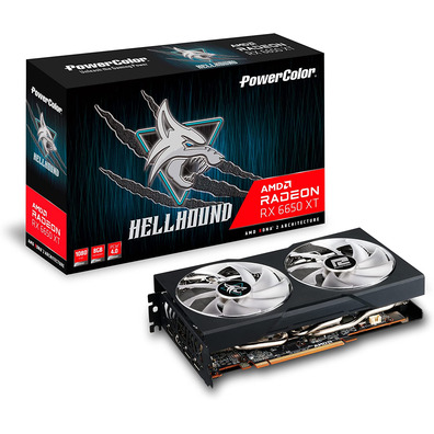 Tarjeta Gráfica Powercolor RX 6650 XT Hellhound OC 8GB GDDR6