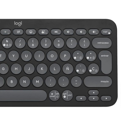 Bluetooh Keyboard Logitech Pebble Keys 2 K380S Graphit
