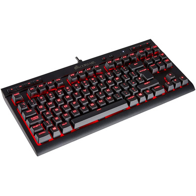 Teclado Corsair K63 Negro/Rojo