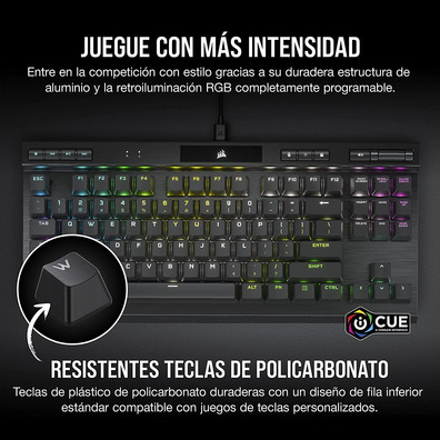 Teclado Corsair K70 TKL CS MX Rot (Español)