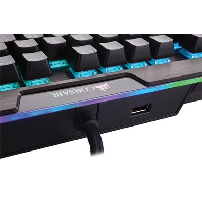 Tastatur Corsair K95 RGB Platinum Cherry MX-Speed-Schwarz