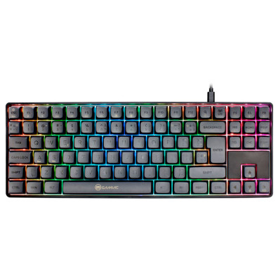GAMIAC Tastatur TKL90G Mechanisch - Kailh Blue - Schwarz/Gris - (ES)