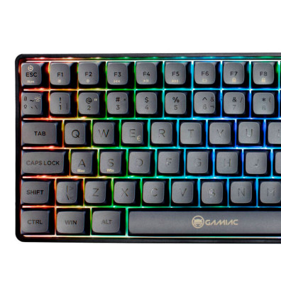 GAMIAC Tastatur TKL90G Mechanisch - Kailh Blue - Schwarz/Gris - (ES)