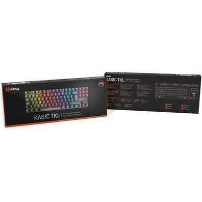 Teclado Gaming Mecánico Krom Kasic TKL