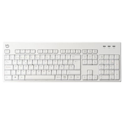 Teclado inalámbrico Hiditec K400 Blanco
