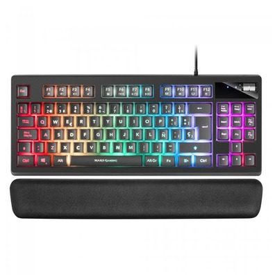 Teclado Mars Gaming MKACHSEN Schwarz RGB