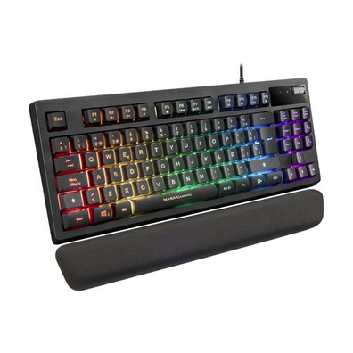 Teclado Mars Gaming MKACHSEN Schwarz RGB