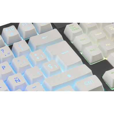 Teclado Mars Gaming MKACHSEN Weiß RGB