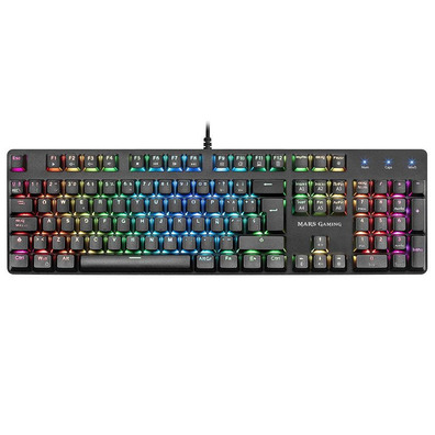 Teclado Mecánico Mars Gaming MK5RES OUTEMU SQ Rojo