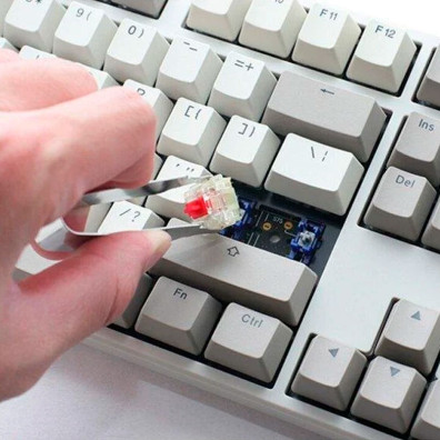 Mechanische Tastatur Retro Ducky 100% Origin Vintage MX Silver (Englisch)