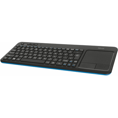 Teclado Multimedia Inalámbrico Trust Veza con Touchpad