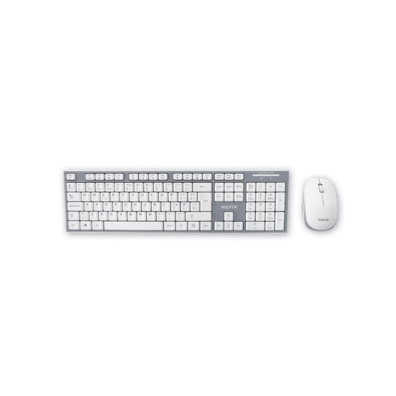 Tastatur + Maus Approx APPKBWELEGANT Wireless USB Grau/Weiß