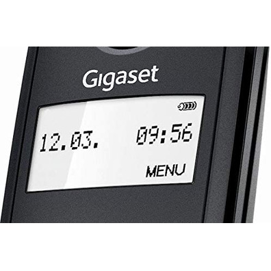 Teléfono Inalámbrico DECT Digital Gigaset A116 Negro