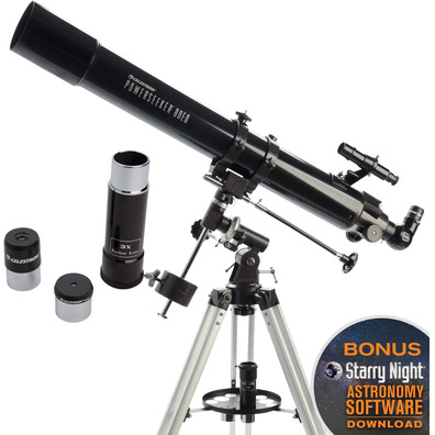 Teleskopio Celestron PowerSeeker 80 EQ