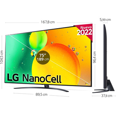 Televisión LG 65NANO766QA Nanocell 65 '' Smart TV 4K UHD