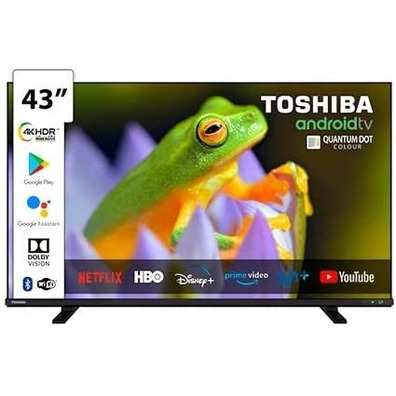 Televisión QLED 43 '' Toshiba 43QA4C63DG Smart TV/4K UHD