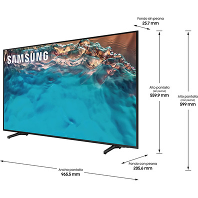 Televisión Samsung Crystal UHD UE43BU8000K 43 '' SmartTV/Wifi/4K