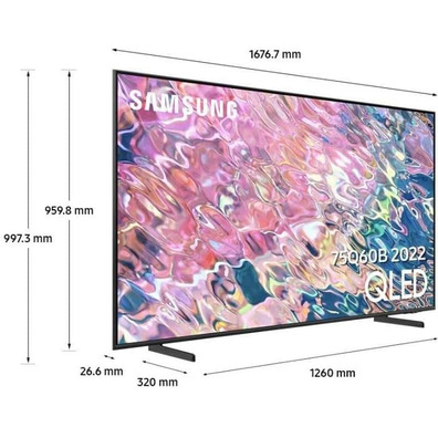 Televisión Samsung QE75Q60BAU 75 '' Ultra HD 4K SmartTV/Wifi
