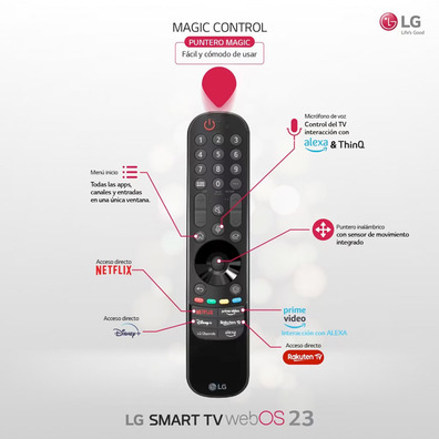 Televisor LG UHD 65UR91006LA 65 " (2023) Ultra HD 4K/Smart TV/HDMI 2.1