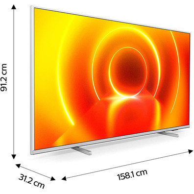Philips 70PUS7855 70 "/ Ultra HD 4K / Smart TV / WiFi Silber