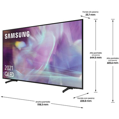 Televisor Samsung QLED QE50Q60A 50 " Ultra HD 4K Smart TV/WiFi