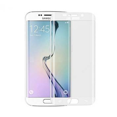 Tempered Glass for Samsung Galaxy 6 Edge White
