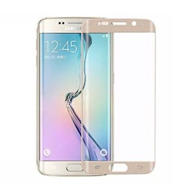 Tempered Glass for Samsung Galaxy 6 Edge Gold