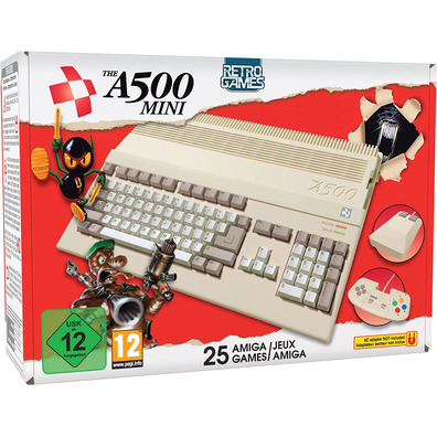 Die A500 Mini (25 juegos de Amiga incluidos)