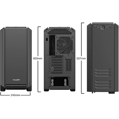 Torre E-ATX Be Quiet! Silent Base 601 Silber