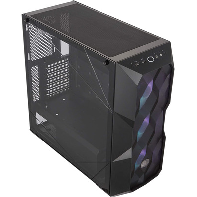 Torre E-ATX Coolermaster Masterbox TD500 Mesh Schwarz