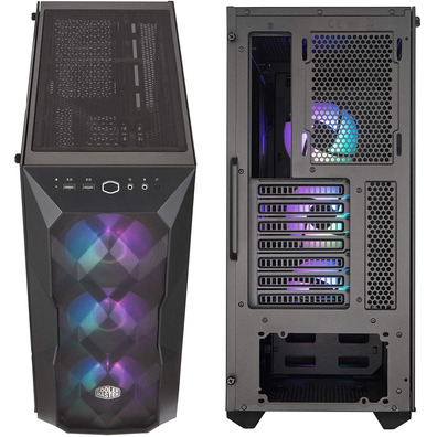 Torre E-ATX Coolermaster Masterbox TD500 Mesh Schwarz