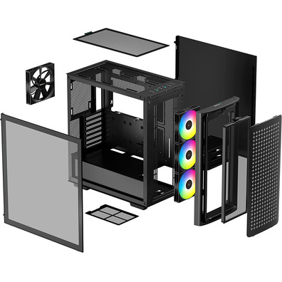 Torre E-ATX Deepcool CK560 Schwarz