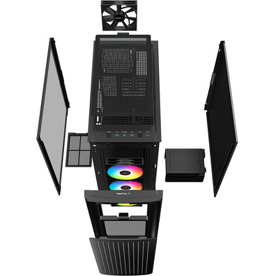 Torre E-ATX Deepcool CK560 Schwarz