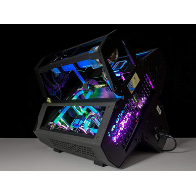 Torre E-ATX DeepCool Quadstellar Negra RGB