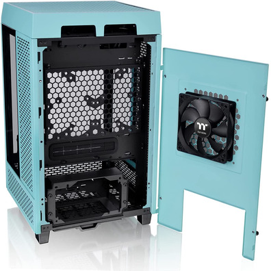 Torre M-ITX Thermaltake Der Turm 100 Turquesa