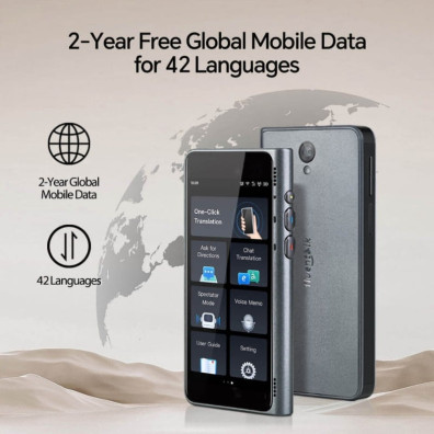 Translator Portable Timekettle T1 Version 2025 Gris